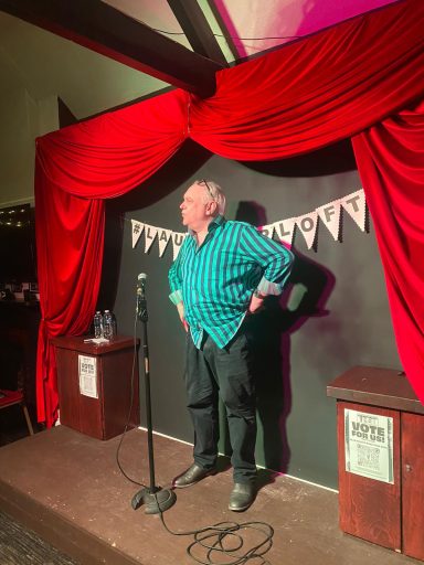 Tony at the Black Horse, Leicester Comedy Festival, February 2024